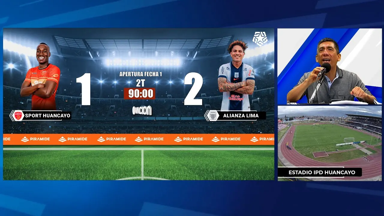 Reproducir: Sport Huancayo vs Alianza Lima por RADIO OVACION 🔴 #ENVIVO | LIGA 1 MAX
