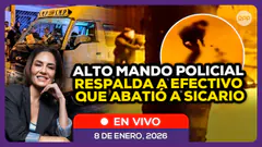 EN VIVO | Policía abatió sicari0 de chofer en Comas: recibe respaldo policial 8/01/2026 #PDFRPP