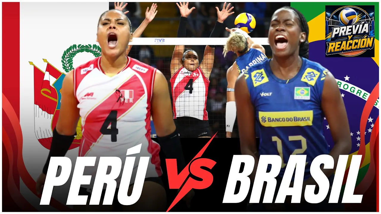 Reproducir: 🏐🔥PERÚ VS. BRASIL EN VIVO | REACCIÓN Y NARRACIÓN | COPA SUDAMERICANA DE VÓLEY 2026