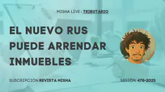 EL NUEVO RUS PUEDE ARRENDAR INMUEBLES
