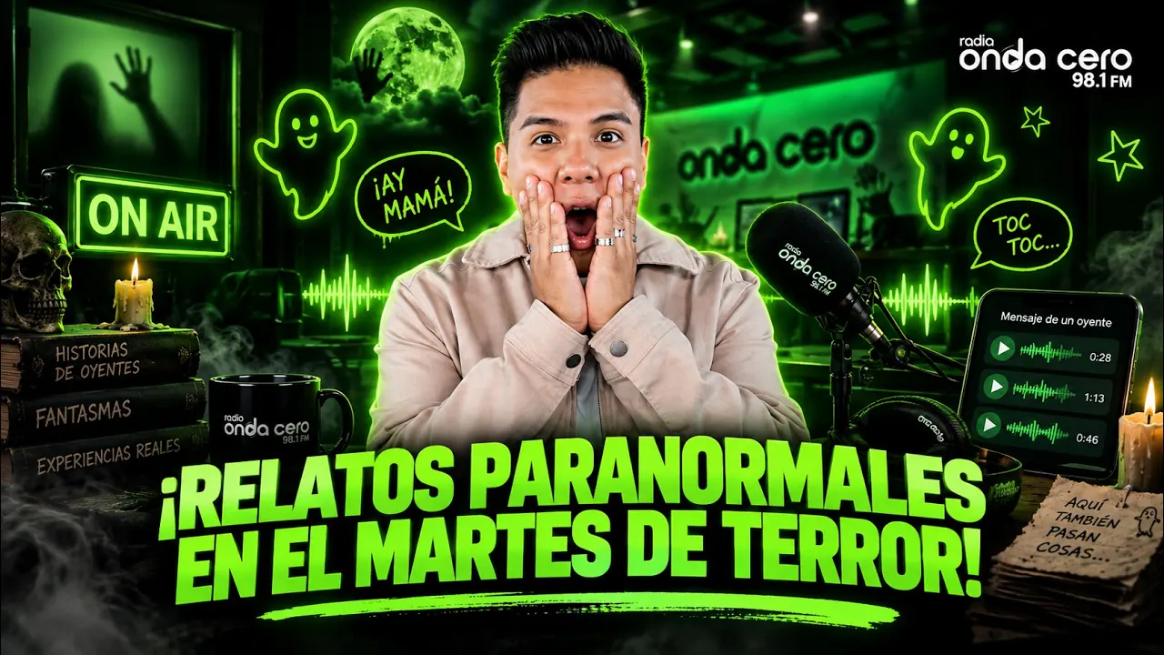 Reproducir: ¡ESCUCHANDO RELATOS PARANORMALES EN EL MARTES DE TERROR! 👻🔥 - ASU QUE TARDE - RADIO ONDA CERO