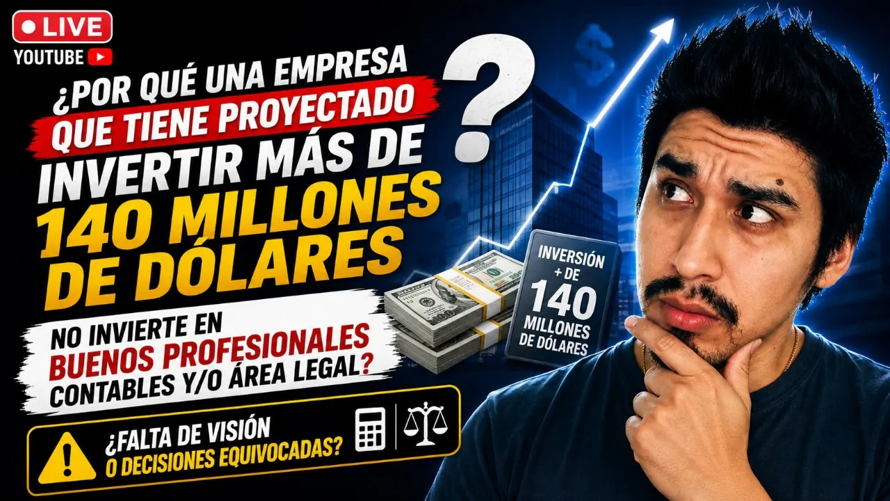 Reproducir: ¿Por qué las empresas no invierte en buenos profesionales contables?