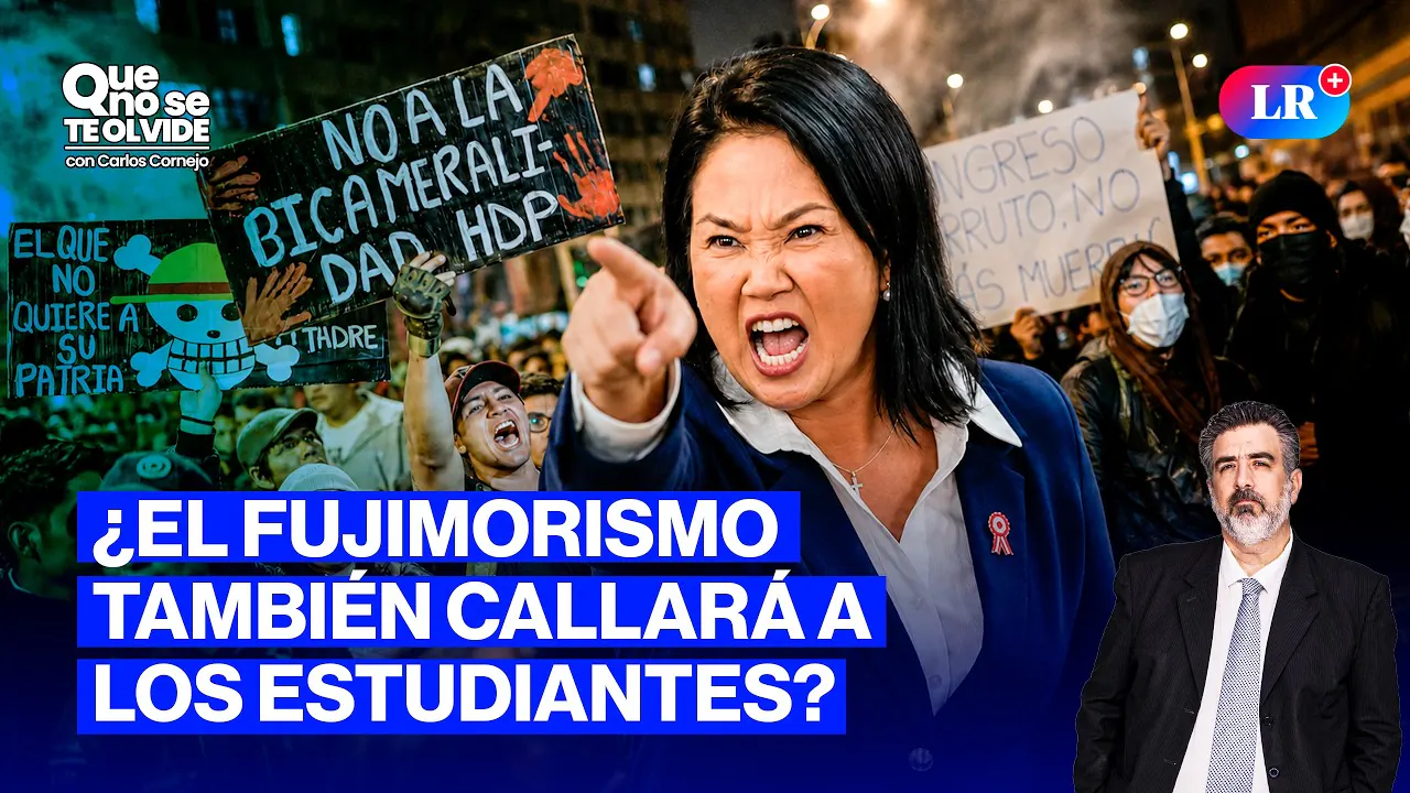 Reproducir: HABLAMOS EN VIVO CON ESTUDIANTE DE DISCURSO POLÉMICO CONTRA KEIKO | QUE NO SE TE OLVIDE