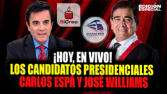 #EnVivo Candidatos presidenciales Carlos Espá y José Williams