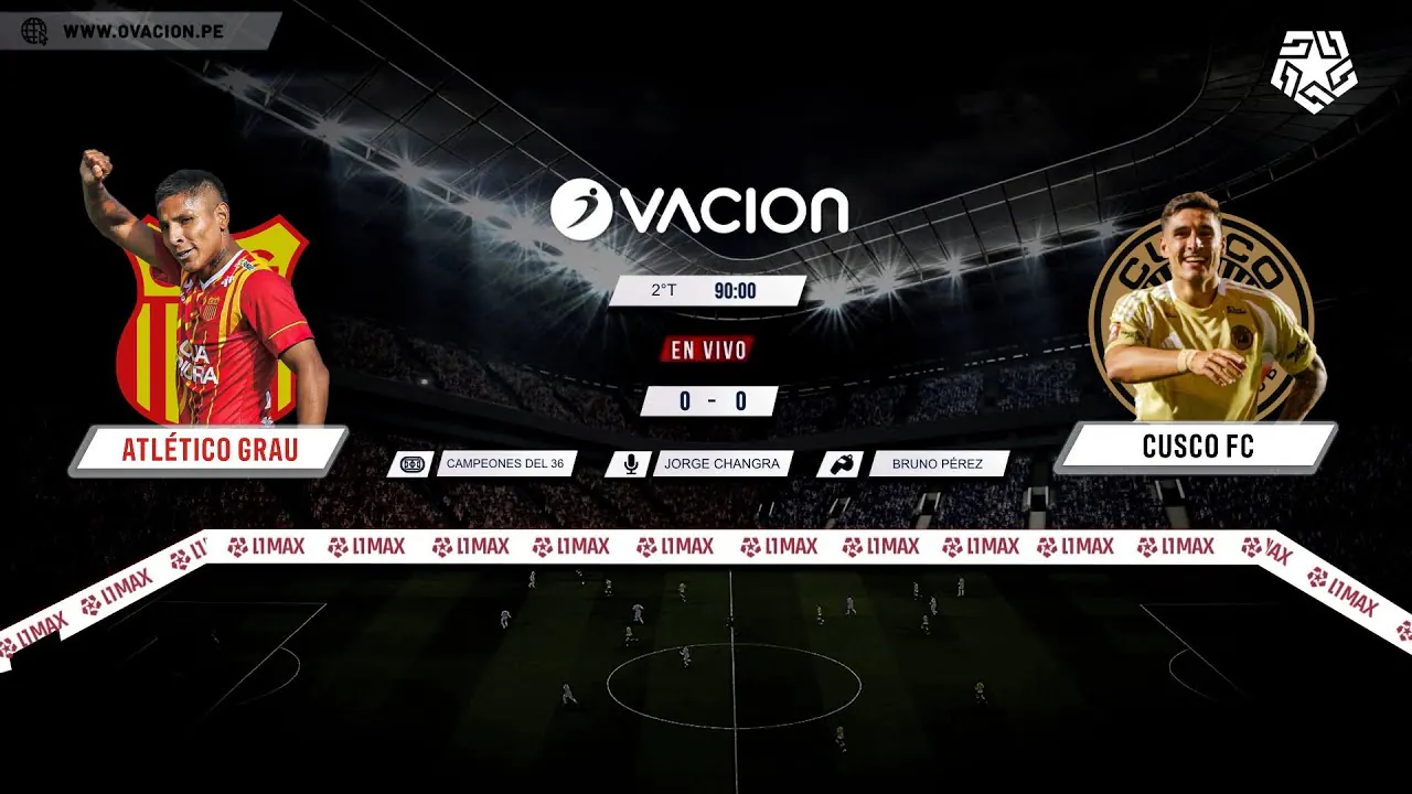 Reproducir: Atlético Grau vs Cusco FC por RADIO OVACION 🔴 #ENVIVO | LIGA 1 TE APUESTO