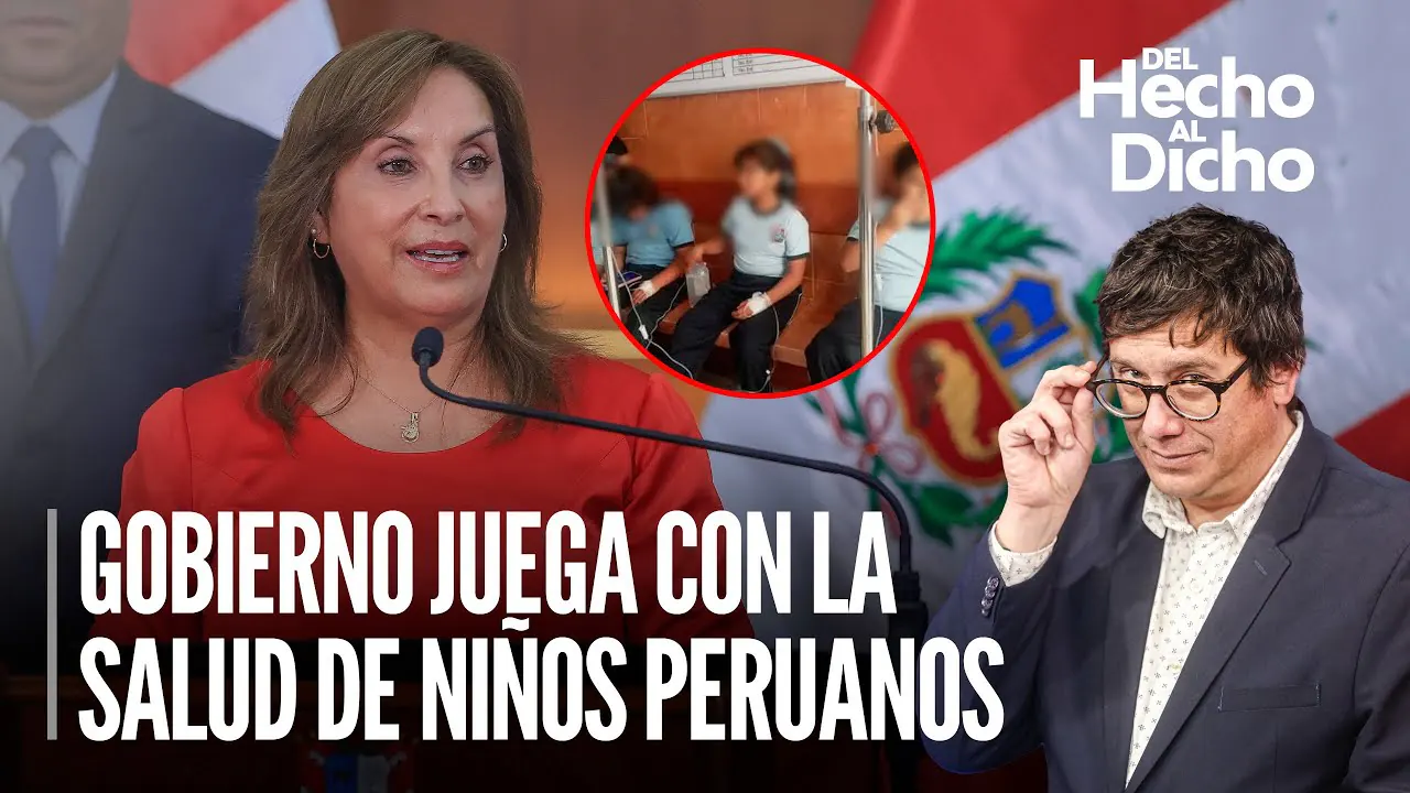 Reproducir: DINA BOLUARTE y su gobierno intoxican escolares ¡otra vez! | Del Hecho al Dicho con Jaime Chincha