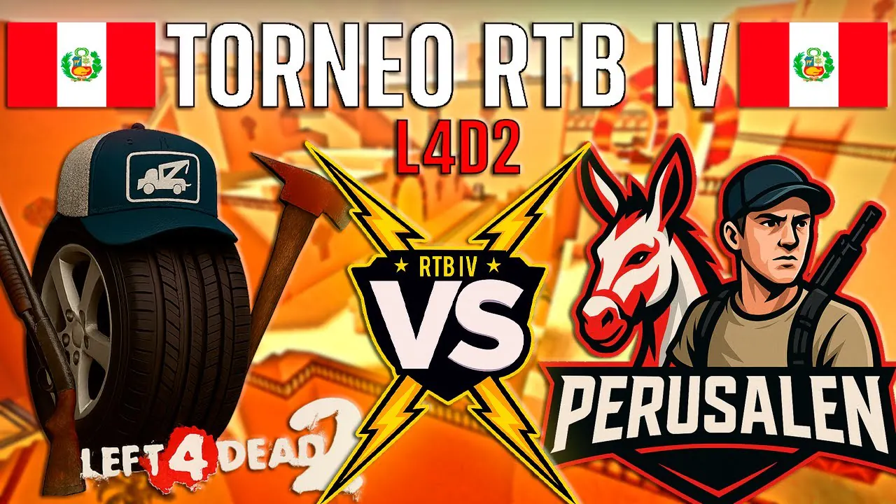 Reproducir: TORNEO RTB IV LEFT 4 DEAD 2 | Llanteros Cerranos VS Perusalen | ELIMINACIÓN |