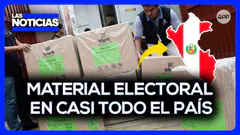 A días de la segunda vuelta, JNE reporta avance casi total en distribución de MATERIAL ELECTORAL