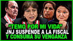 LO ÚLTIMO! JNJ SUPENDE A LA FISCAL DELIA ESPINOZA! KEIKO DEMUSTRA QUE DINA ES SU TITERE