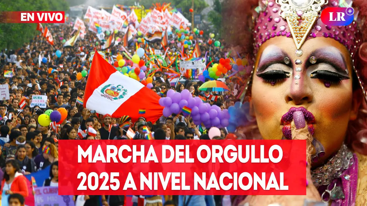 Reproducir: 🔴Marcha del orgullo 2025 en vivo: comunidad LGBTIQ+ se moviliza en Lima y regiones | #EnVivoLR