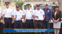 Clausura del II curso de Serenos Municipales y Unoes | 11 de marzo