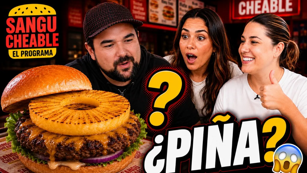 Reproducir: ¿PIÑA EN LA HAMBURGUESA? LAS PUSIMOS A PRUEBA 😱🍍🍔 | Sangucheable