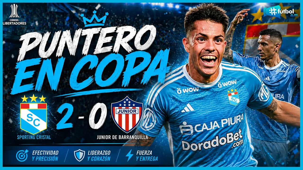 Reproducir: SPORTING CRISTAL vence a JUNIOR y toma el liderato en la LIBERTADORES 💙⚽ | Fútbol A.M. 29/04/26