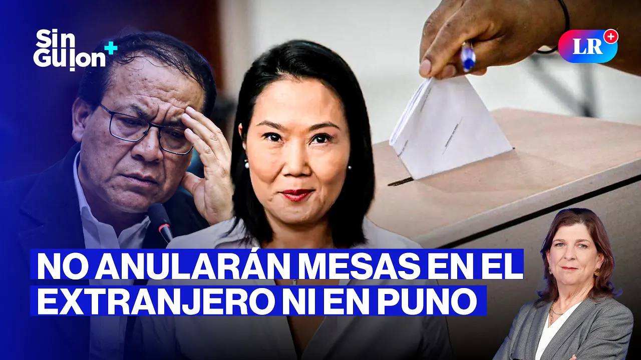 Reproducir: JEE RECHAZA PEDIDO DE JP PARA ANULAR MESAS EN EL EXTRANJERO | SIN GUION CON ROSA MARÍA PALACIOS