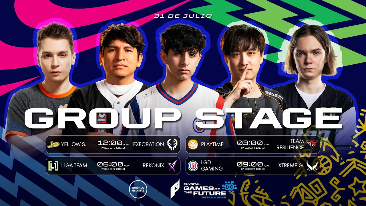Reproducir: [ES] Games of the Future: GroupStage [Día 1]