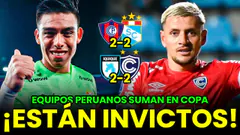 ¡EQUIPOS PERUAOS INVICTOS EN COPA! SPORING CRISTAL Y CIENCIANO RESCATARON EL EMPATE SOBRE LA HORA