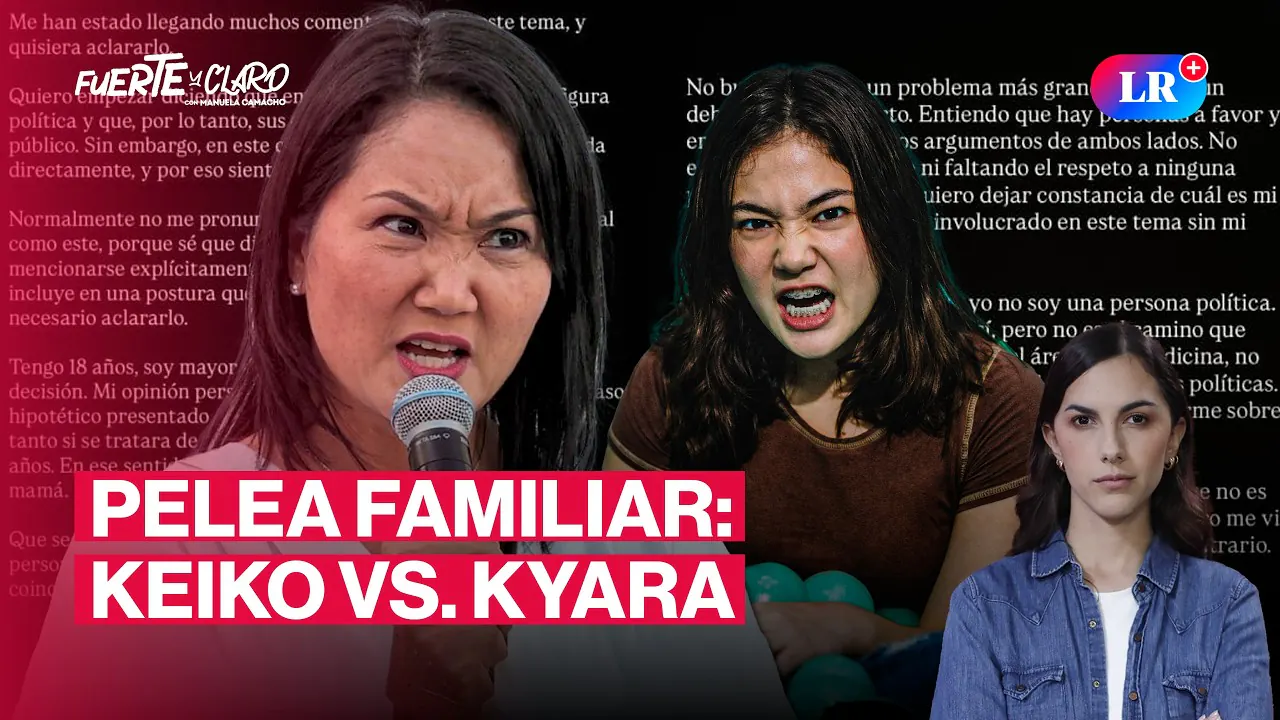 Reproducir: KEIKO FUJIMORI ENFRENTADA CON SU HIJA POR ABORTO Y ADIÓS JOSÉ JERÍ | FUERTE Y CLARO