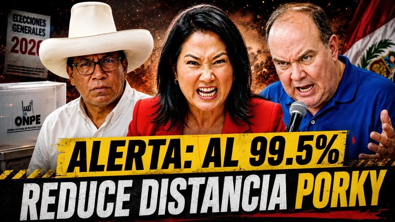 Reproducir: Porky se acerca a Roberto Sánchez | Conteo de votos llega casi al 100% | Día de la madre luchadora