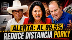 Porky se acerca a Roberto Sánchez | Conteo de votos llega casi al 100% | Día de la madre luchadora