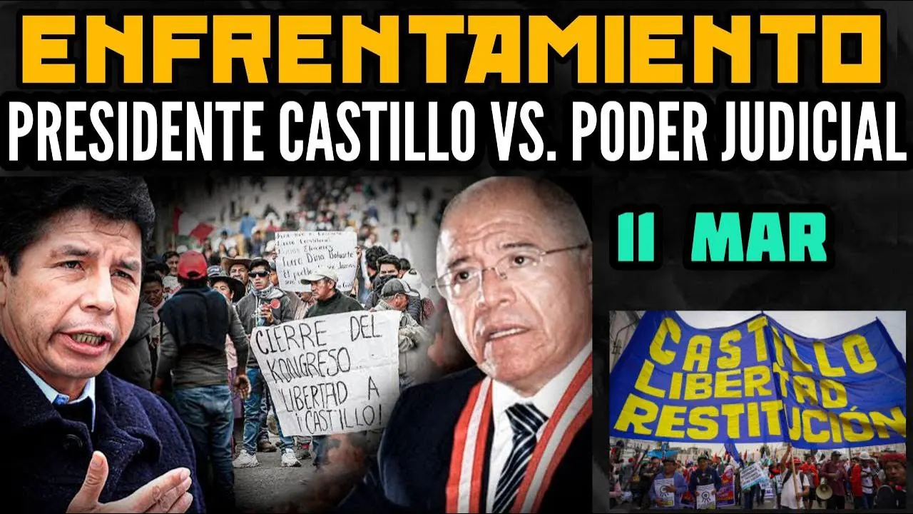 Reproducir: URGENTE: PRESIDENTE CASTILLO FRENTE A JUEZ CÉSAR SAN MARTÍN EXIGE LLEVAR PROCESO EN LIBERTAD -11 MAR