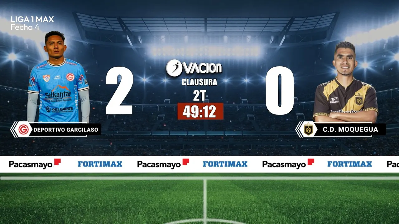 Reproducir: DEPORTIVO GARCILASO vs CD MOQUEGUA por RADIO OVACION 🔴 #ENVIVO | LIGA 1 MAX