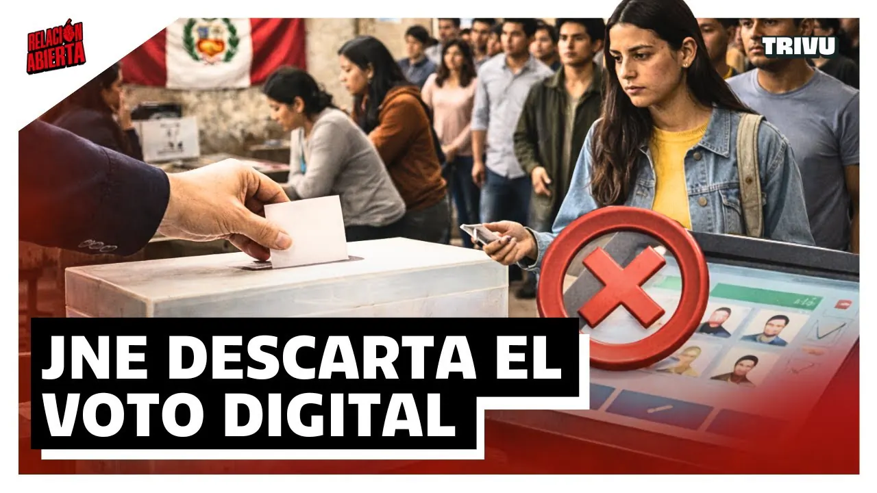 Reproducir: JNE DESCARTA EL VOTO DIGITAL PARA LAS ELECCIONES 2026: “NO PODEMOS ARRIESGARNOS” | RELACIÓN ABIERTA💘