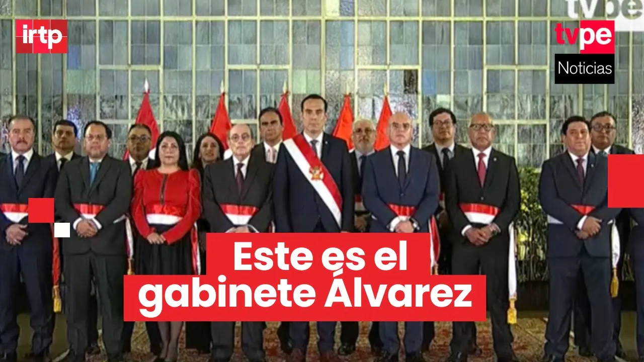 Reproducir: Presidente José Jerí Oré toma juramento a ministros de Estado I TVPerú Noticias EN VIVO