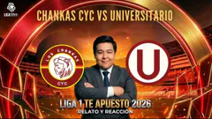 LOS CHANKAS vs UNIVERSITARIO EN VIVO FECHA 6 LIGA 1 2026 | REACCIONES EN DIRECTO