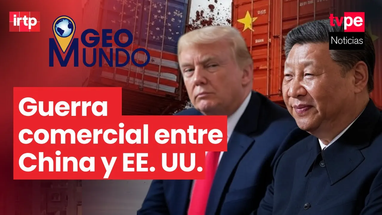 Reproducir: China responde con aranceles del 34 % a EE. UU. | "Geomundo"