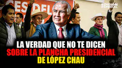 #EnVivo López Chau: Su candidato a vicepresidente está vinculado al Partido Comunista Peruano