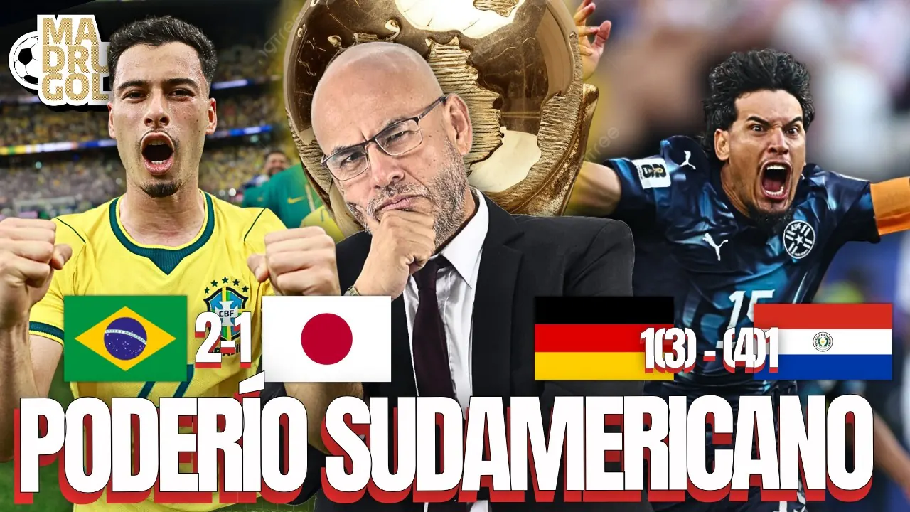 Reproducir: MADRUGOL CON MR PEET: PODERÍO SUDAMERICANO | BRASIL 2 - 1 JAPÓN | PARAGUAY ELIMINA A ALEMANIA