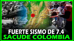 URGENTE! SISMO DE 7.4 S4CUDE COLOMBIA : PEREIRA , MANIZALES Y OTROS