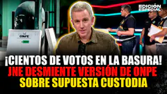 #EnVivo Crisis en la ONPE: Revelan cientos de votos en la basura