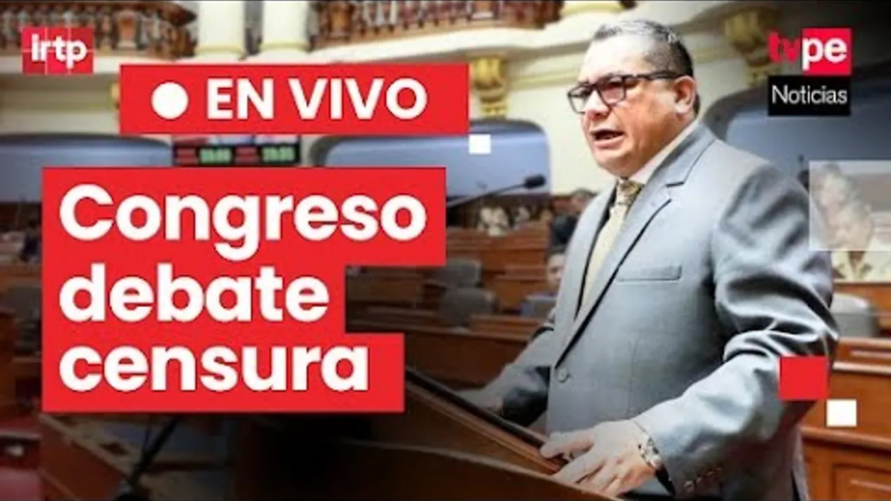 Reproducir: TVPerú Noticias EN VIVO: Congreso debate moción de censura contra el ministro Santiváñez