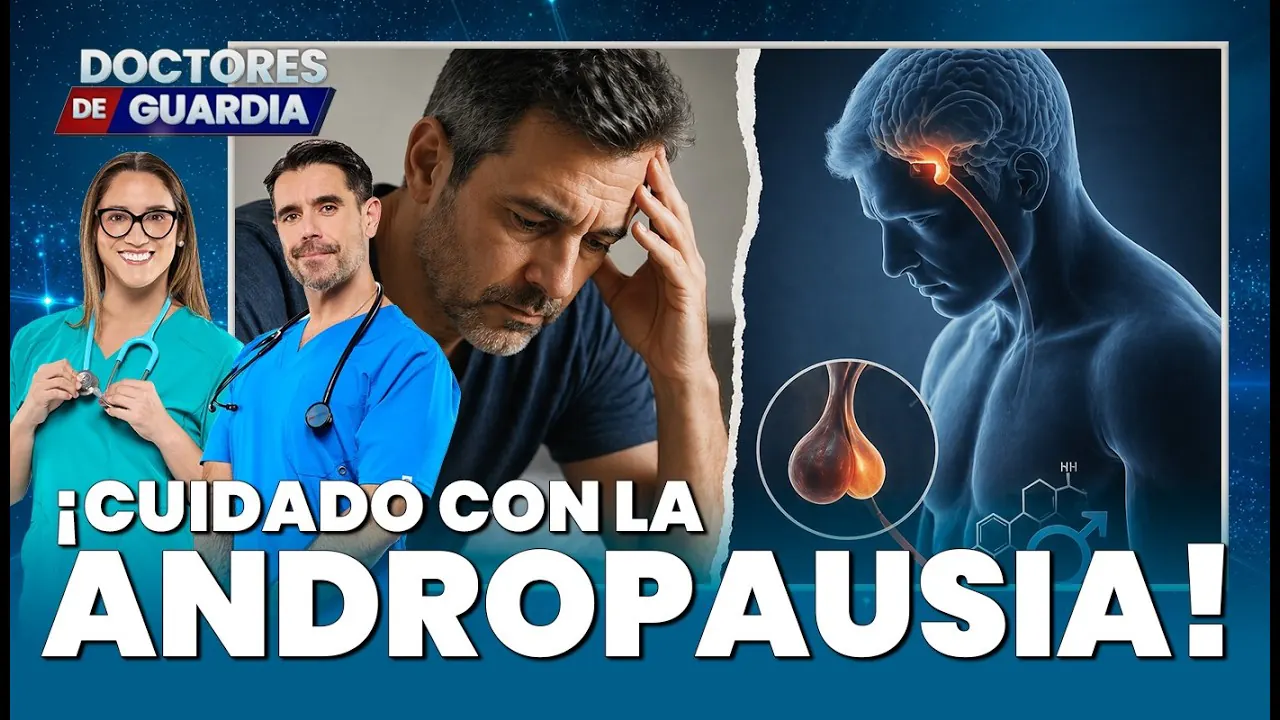 Reproducir: 🔴 EN VIVO | CONOCE MÁS SOBRE LA ANDROPAUSIA – Doctores de Guardia, 23 de abril