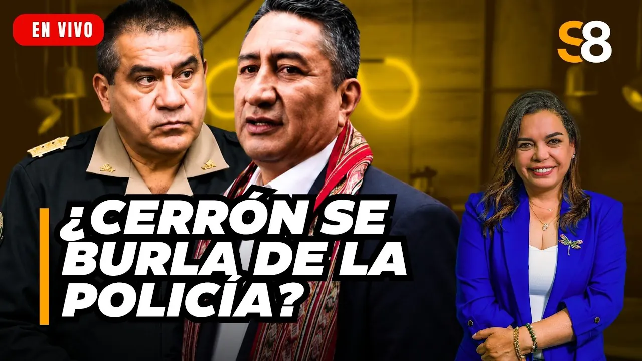 Reproducir: 🟡 VLADIMIR CERRÓN REAPARECE Y CRITICA A LA POLICÍA: "SIEMPRE ESTUVE EN EL PERÚ" | S8