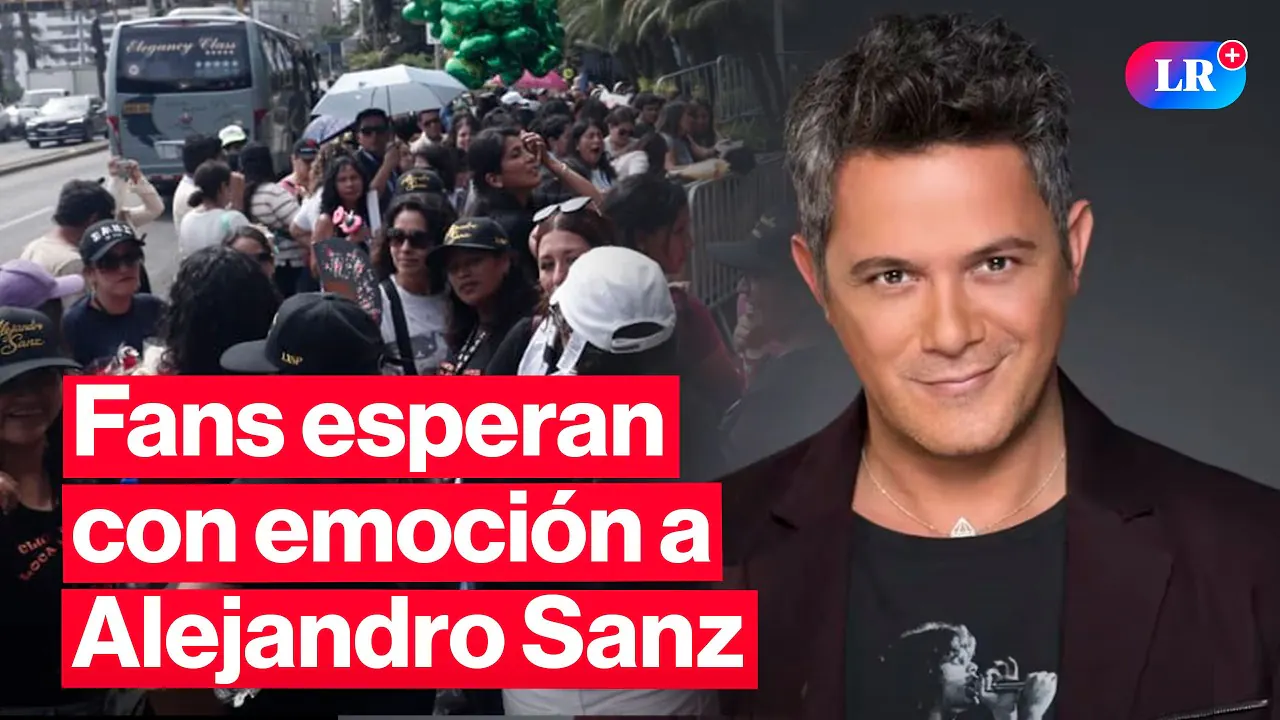Reproducir: 🔴Fans peruanos reciben con euforia a Alejandro Sanz a su llegada a Lima | #EnVivoLR