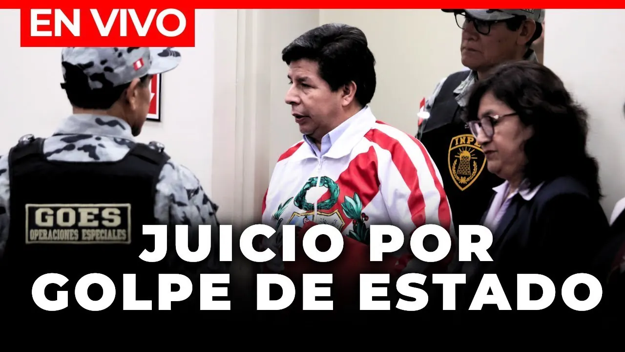 Reproducir: 🔴 EN VIVO: CONTINÚA JUICIO A PEDRO CASTILLO POR EL GOLPE DE ESTADO EN 2022 | El Comercio