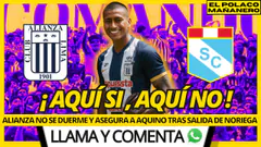 AQUINO YA ES DE ALIANZA LIMA ! LE DIJO QUE NO A CRISTAL - LOCO HDC