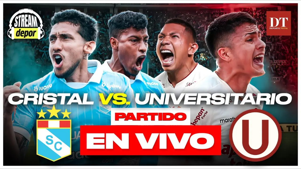 Reproducir: SPORTING CRISTAL VS UNIVERSITARIO DE DEPORTES EN VIVO | TORNEO CLAUSURA 2025 | El Comercio