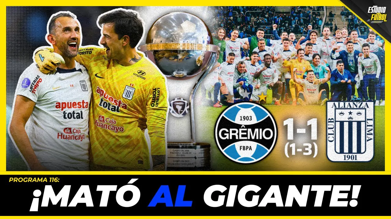Reproducir: ¡A OCTAVOS DE FINAL! Gremio 1-1 Alianza Lima (1-3)