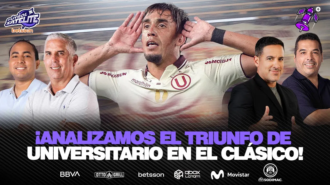 Reproducir: ¡UNIVERSITARIO GANÓ EL CLÁSICO ANTE ALIANZA LIMA Y SE METE A LA PELEA! #FÚTBOLSATÉLITE