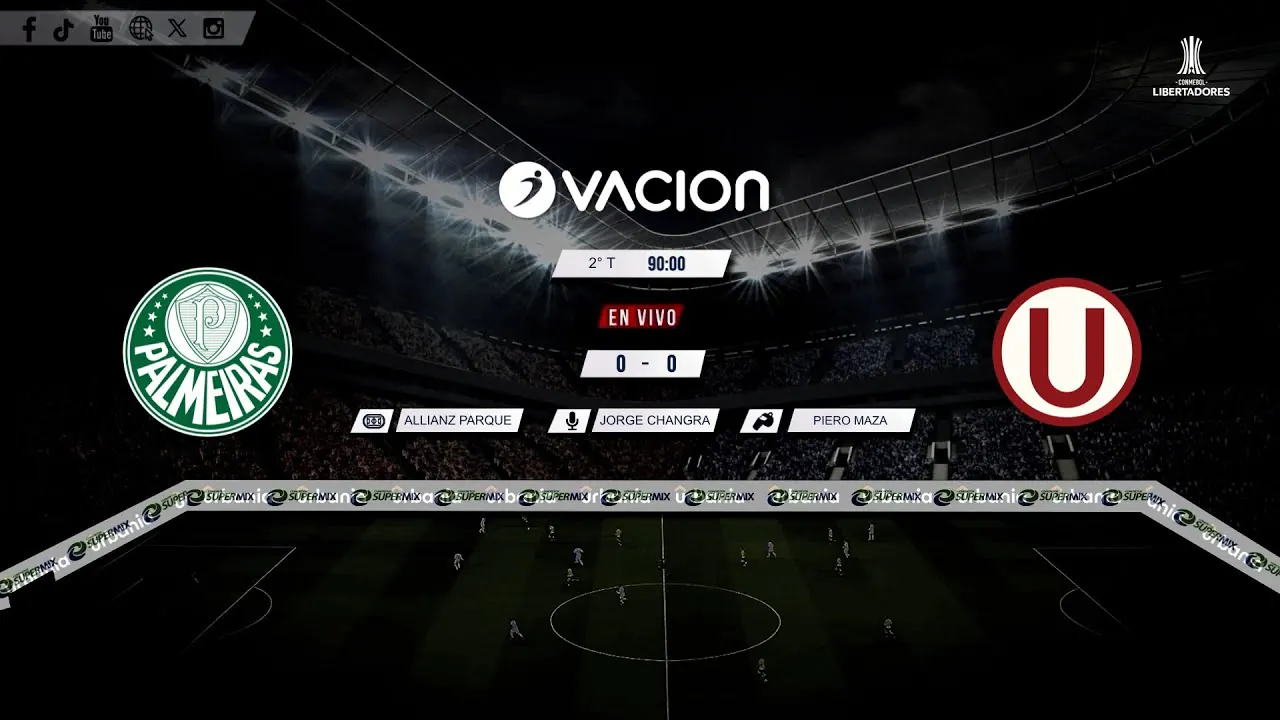 Reproducir: Palmeiras vs. Universitario por RADIO OVACION 🔴 #ENVIVO | COPA LIBERTADORES