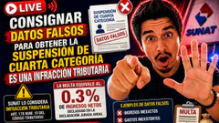 Una MENTIRA PIADOSA para obtener la Suspensión de Cuarta Categoría SUNAT