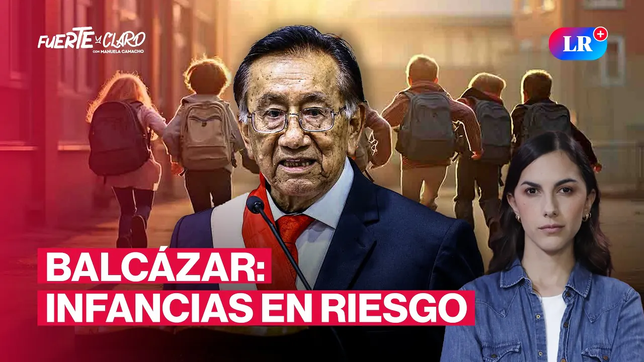 Reproducir: BALCÁZAR: NUEVO PRESIDENTE DEL PERÚ Y SU POSTURA A FAVOR DEL MATRIMONIO INFANTIL | FUERTE Y CLARO