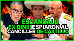 Gral Barrantes espiaron a canciller de Castillo! Ley contra influencers, Shienbaum advierte a Jerí