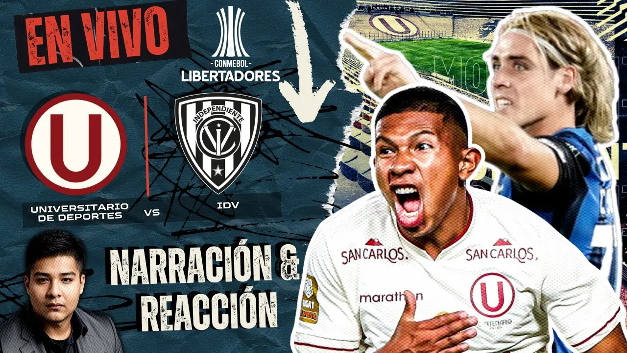 Reproducir: 🔴 ¡PARTIDO DE VIDA O MUERTE! UNIVERSITARIO VS IDV #ENVIVO | LIBERTADORES 2025, FECHA 4 | JAROL A.