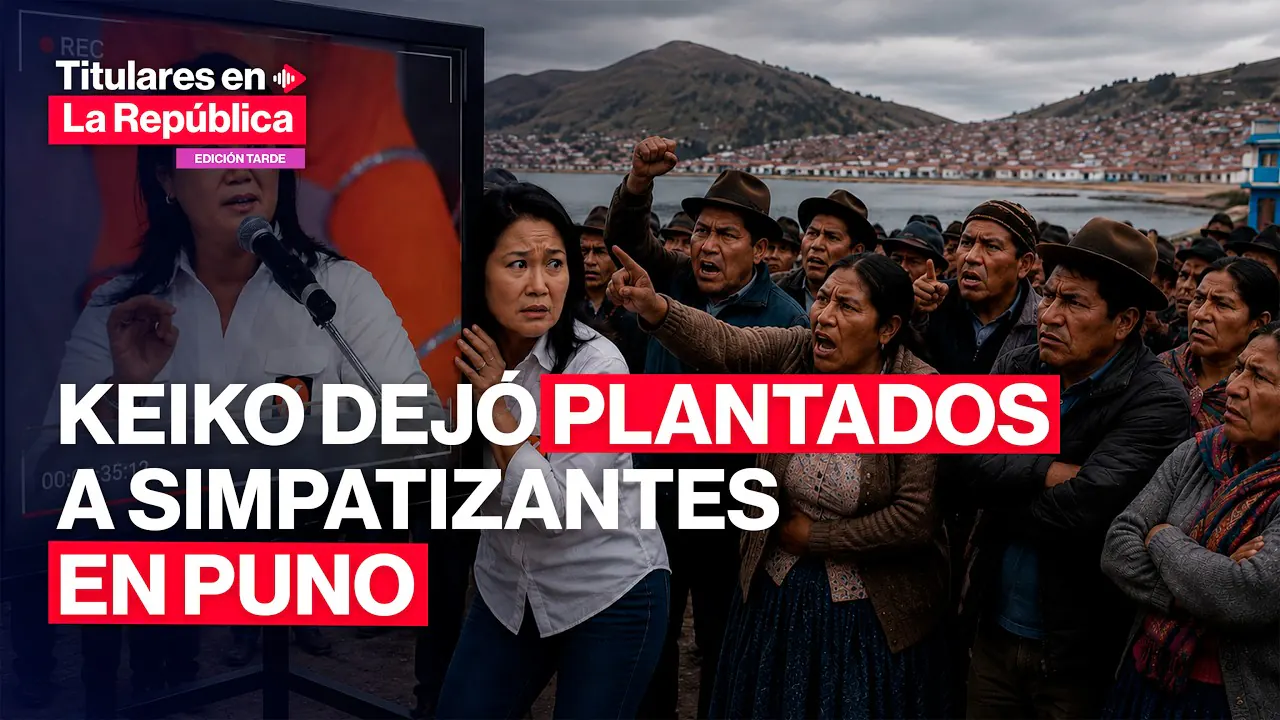 Reproducir: 🔴KEIKO no asistió a mitin en PUNO  y dejó esperando a simpatizantes | #tlr