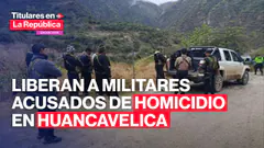 OPERATIVO VRAEM: Liberan a 8 militares acusados de muerte de 5 jóvenes en Colcabamba #TLR