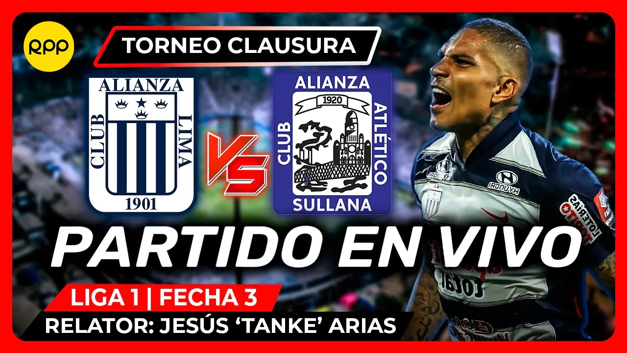 Reproducir: ALIANZA LIMA VS ALIANZA ATLÉTICO 🔴EN VIVO LIGA 1 TORNEO CLAUSURA 2026 | Transmisión Oficial RPP
